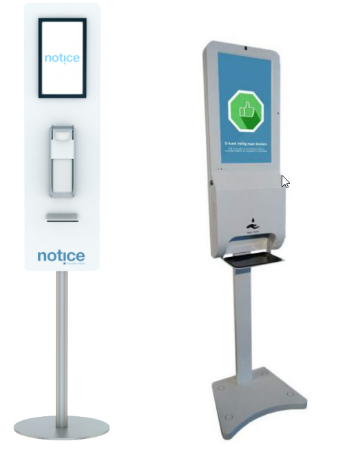 Hygiene zuil – Notice Branded Media